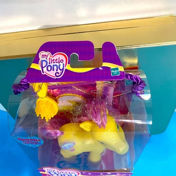 MY LITTLE PONY G3 NWT VTG 2003 FRIENDSHIP BALL SPARKLE PONY MERRIWEATHER HASBRO - Picture 11 of 16